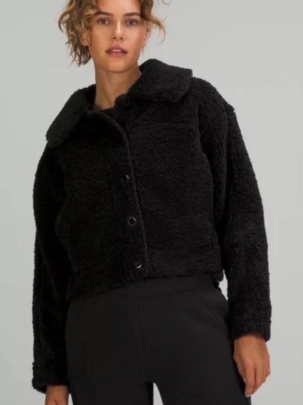 Lululemon Cropped Sherpa Jacket - Size 4